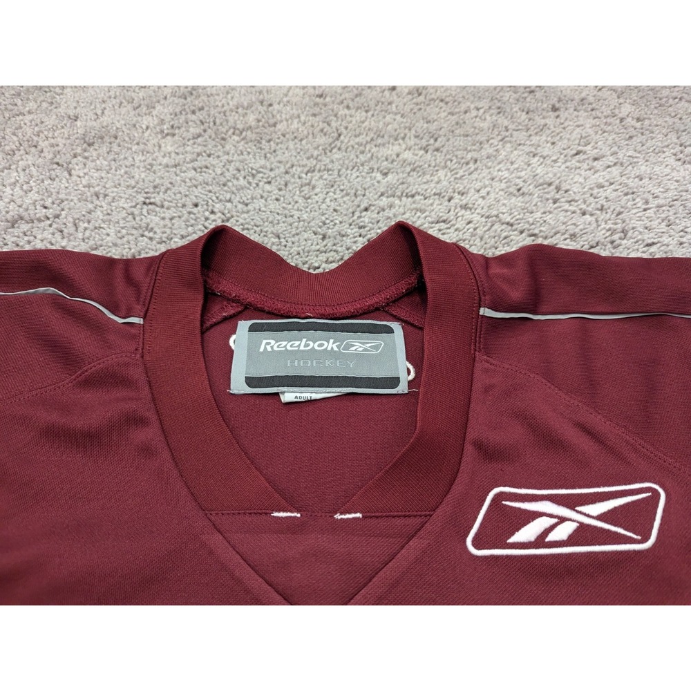 Reebok Hockey Jersey Mens Medium Maroon 3/4 Sleeve - Picture 5 of 13